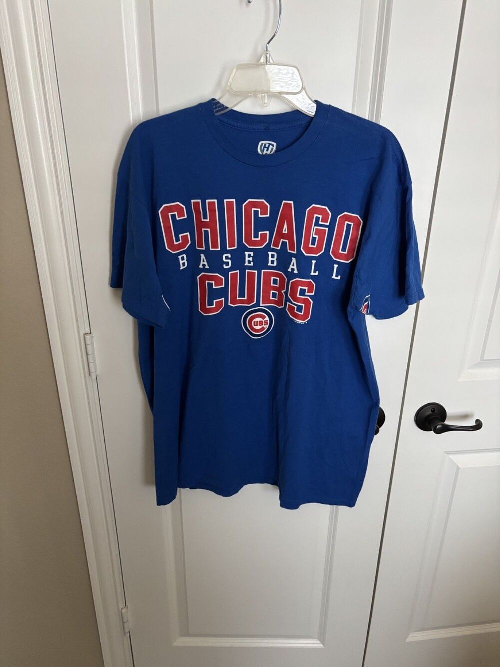 Hands High Men's Chicago Cubs Blue Graphic T-Shirt Extra Large.